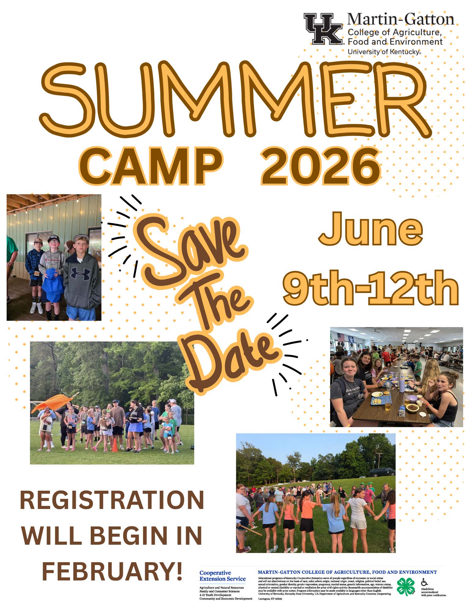 kids at camp date of camp